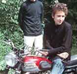 Bob Dylan & Triumph Motorcycle 